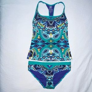 Title Nine  Deco Print Tankini